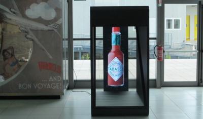 70 Full High Definition HoloCube Holographic Display System , LCD Advertising Player
