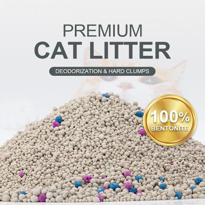 OEM 100% Natural Strong Odor Lock Dust Free Clumping Premium Bentonite Litter For Cats