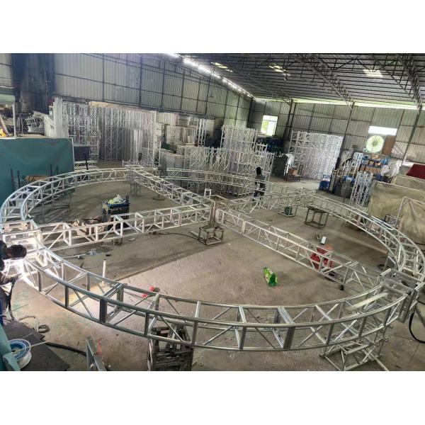 400x400mm Aluminum Stage Truss System , Triangle Lighting Truss For Events Concerts