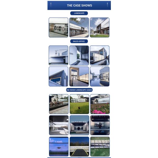 7mm U-shaped special glass for curtain walls & outdoor passages