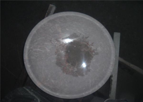 Red Agate Marble Bathroom Sink , Stone Bowl Basin Beautiful Appearance