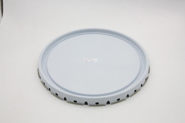 Cylindrical Canister Lid Seals Excellent Sealing Performance Plain Bright Color