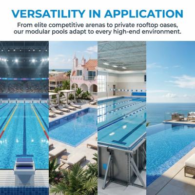 Energy-Saving Constant-Temperature Modular Swimming Pool with Full Insulation