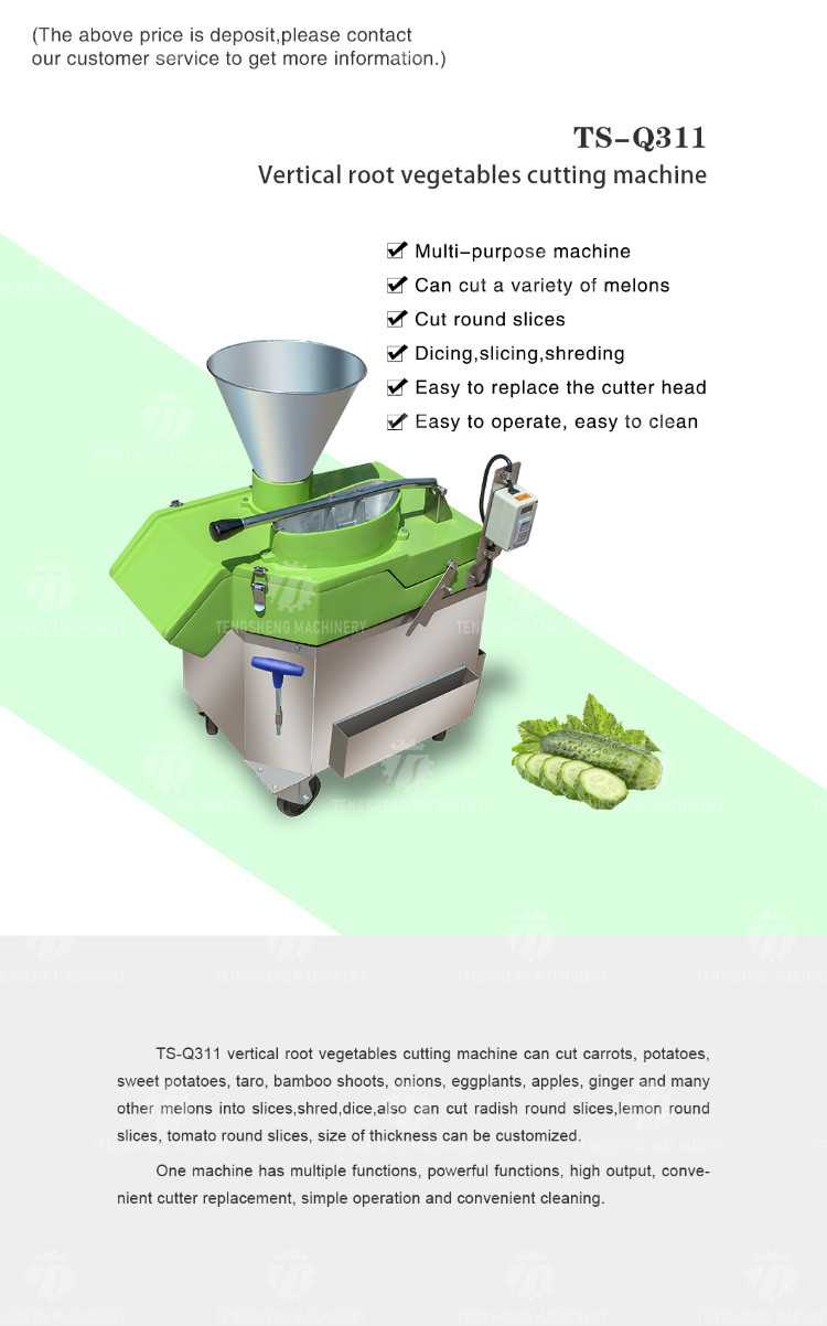 Лимон вырезывания slicer плода 1000KG/H 80KG многофункциональный и обрабатывающее оборудование фрукта и овоща огурца