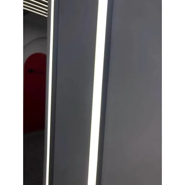 6063 T3-T8 Aluminum Alloy Anodized Finish LED Aluminum Profile with Customized Length for Surface Mounted LED Channel