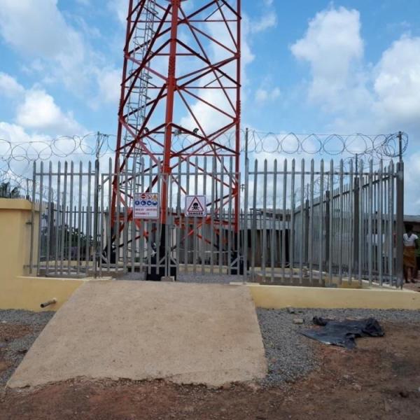 110km/H galvanizou a torre de antena da tevê para telecomunicações