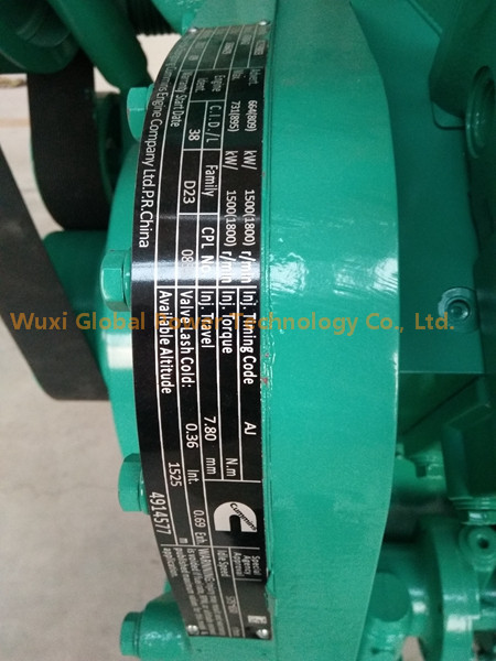 GP C640 800KVA 400V Open Cummins Diesel Generator Set 3 Phase 4 Wires Water Cooled