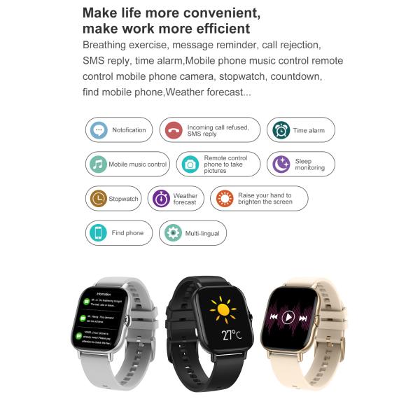 1,78 Smart Watch de pouce avec la fonction d'appel