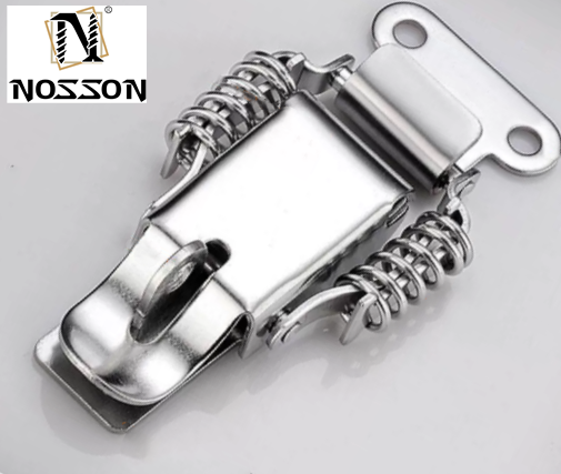 Adjustable Metric Measurement Stainless Steel Spring Lever Tension Latch Toggle Clamp for Toolbox Latch Locking Mechanism
