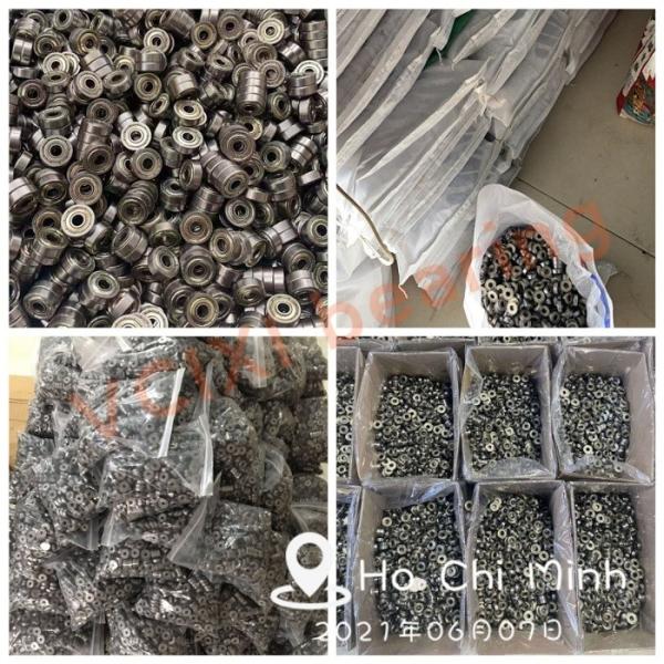 Iron Flange Deep Groove Ball Bearing 608zz For Sliding Door Window