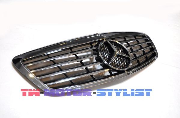 Решетки звезды крома BENZ W221 S350