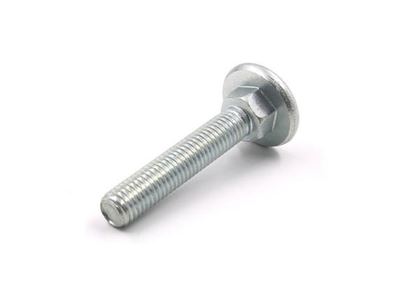 Hex Neck Flat Round Head Screw , Phillips Drive Small Flat Head Screws