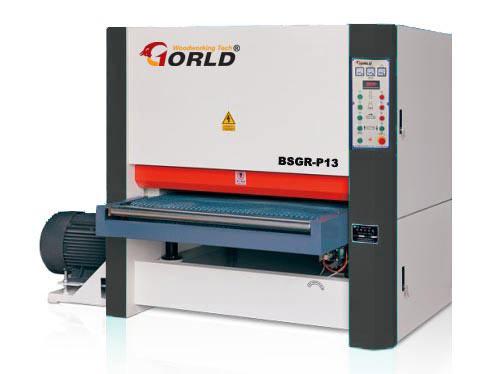 4*8 ft Plywood MDF Particle Board Two Heads Light Duty Wide Belt Polishing Sander BSGR-P13