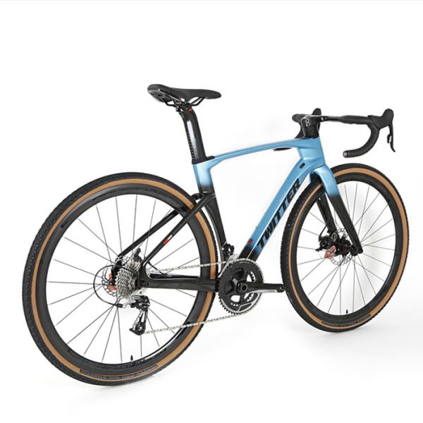 Красный велосипед гонки гравия 9.6KG, тарельчатый тормоз велосипеда дороги 54cm для взрослого