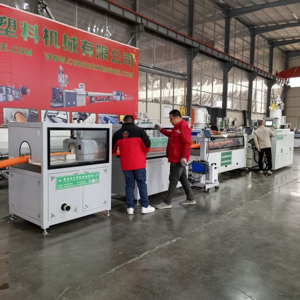 High Speed HDPE Carbon Spiral Pipe Extrusion Production Line for Underground Cable Protection Duct