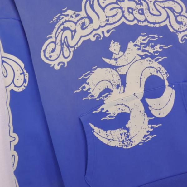 Custom Printing Tracksuit for Men 100% Cotton French Terry Hoodie and Flare Sweatpants Set