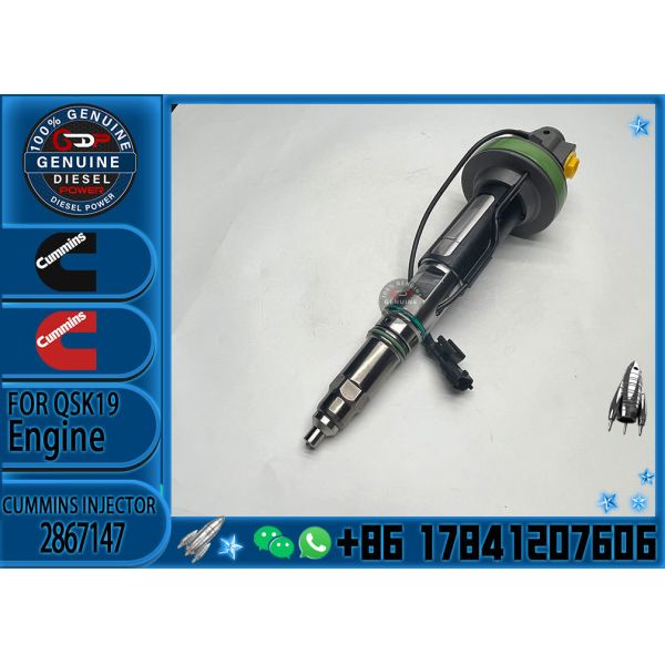 New Good Testing High Performance Fuel Injector 2882077 2867147 Y431K05392 2882077PX for QSK19 QSK38 QSK50 More