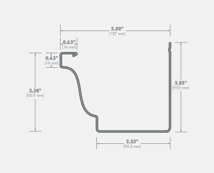 K Type Gutter Roll Former Machine Aluminum / Copper For Downspout / Rain Spout