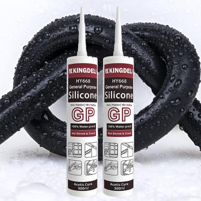 280ml 300ml Acetic Cure Silicone Sealant GP Silicon Glue For Indoor Caulking
