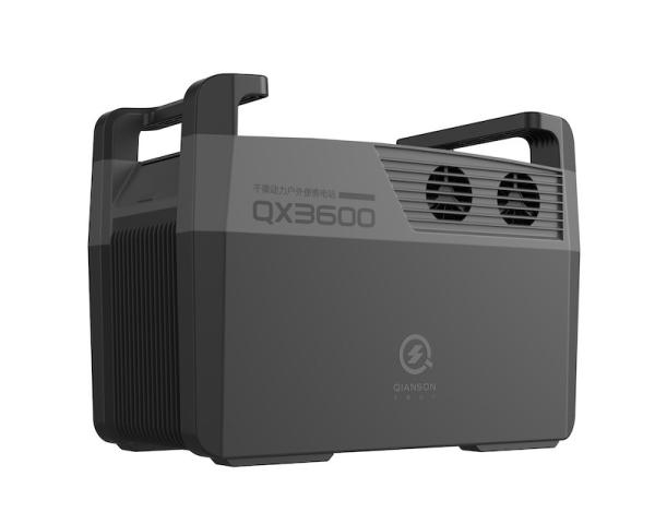 Outdoor Camping Solar Charged Portable Power Station 3600Wh 57.6V 449x236x336MM