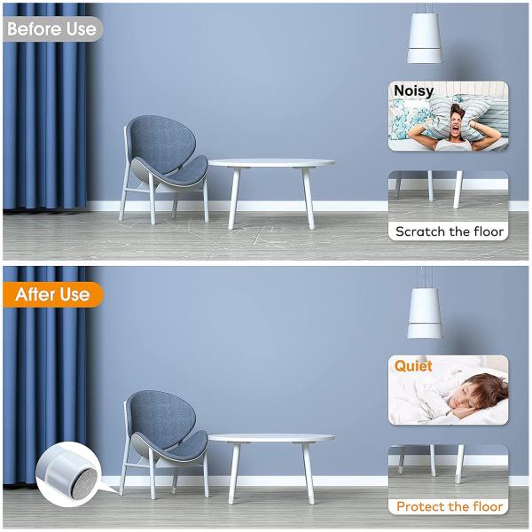 Силиконовые стулья защитные покрытия для ног Силиконовые мебели из фильта Покрытия для ног Покрытия для полов из твердого дерева Подходит: 1,3 