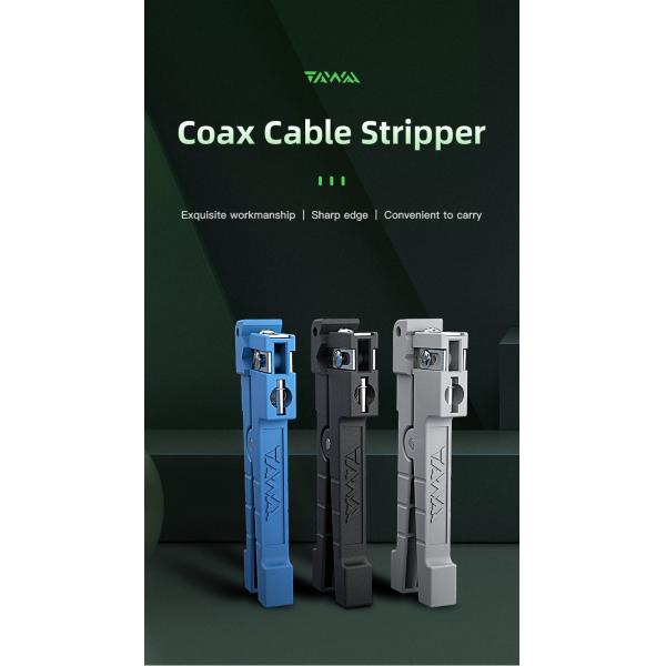 Dénudeur de gaine de câble fibre optique FONGKO FTTH 45-162, dénudeur de câble coaxial, couteau pour faisceau de tubes