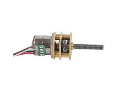 motor deslizante alinhado micro de 10mm Mini Gear Box Stepper Motor Dia10 com parafuso movimentador