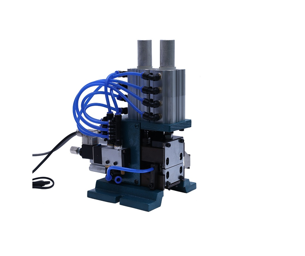 Foot Operated Semi Automatic Stripping Machine Energy Saving Wire Peeling