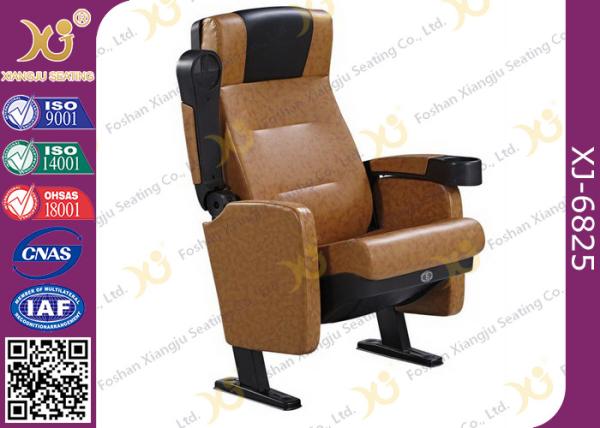 Cold Molded PU Sponge PP Shell Cinema Theater Chairs For Concert Hall