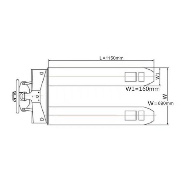 Hand Moveable Load Cells Electric Forklift Pallet Jack With Weight Scale