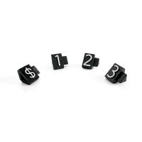 AP3-10-7.5 Systèmes de tarification ABS triangulaire Plastiques USD bijoux prix cubes