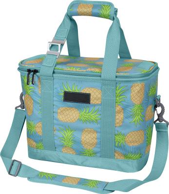 30 Cans Insulated Beach Bag Cooler , 20 Liter Handbag Cooler Bag With Shoulder Strap