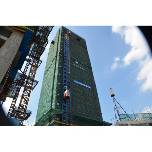 58 м/мин Здание Строительный подъемник 500 м Временные строительные лифты