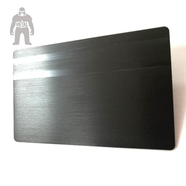 Blank Real Estate Gold Black Aluminium Business Cards High Technique  Laser Engraved