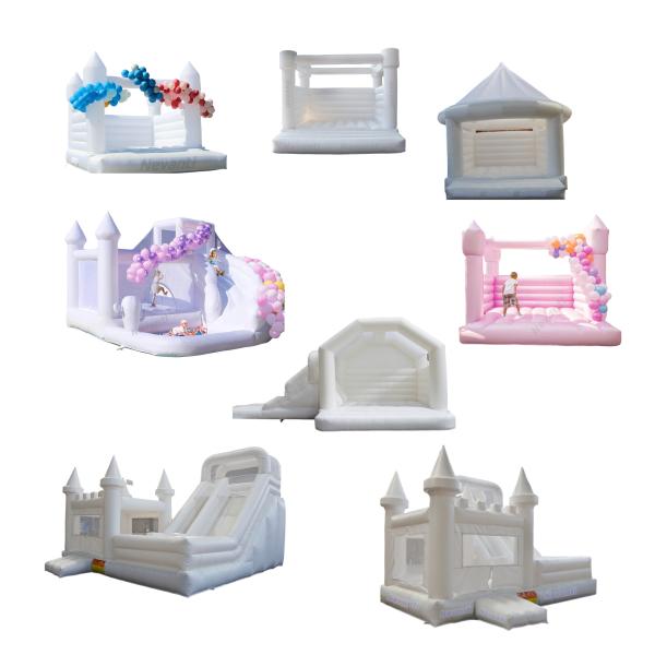 Custom Logo Printed Inflatable Castle Patrol Bounce House with Water Slide Combo