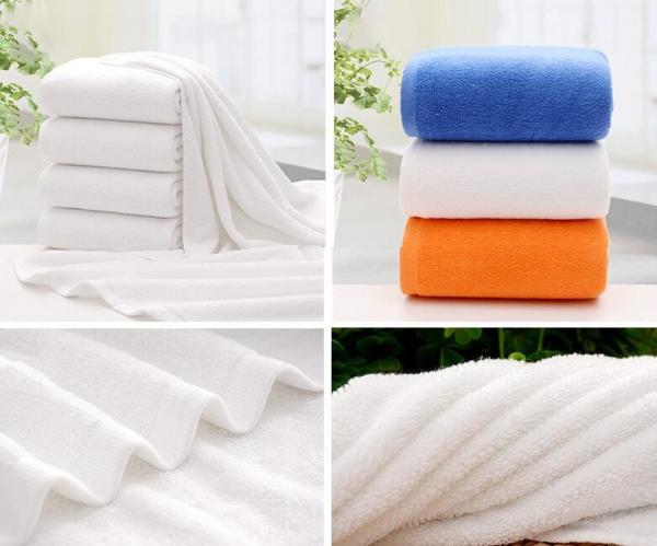 Plain Terry Hotel Bath Towel, White Plain Terry Towel 70*150cm, 500gsm for Wholesale with competitive price