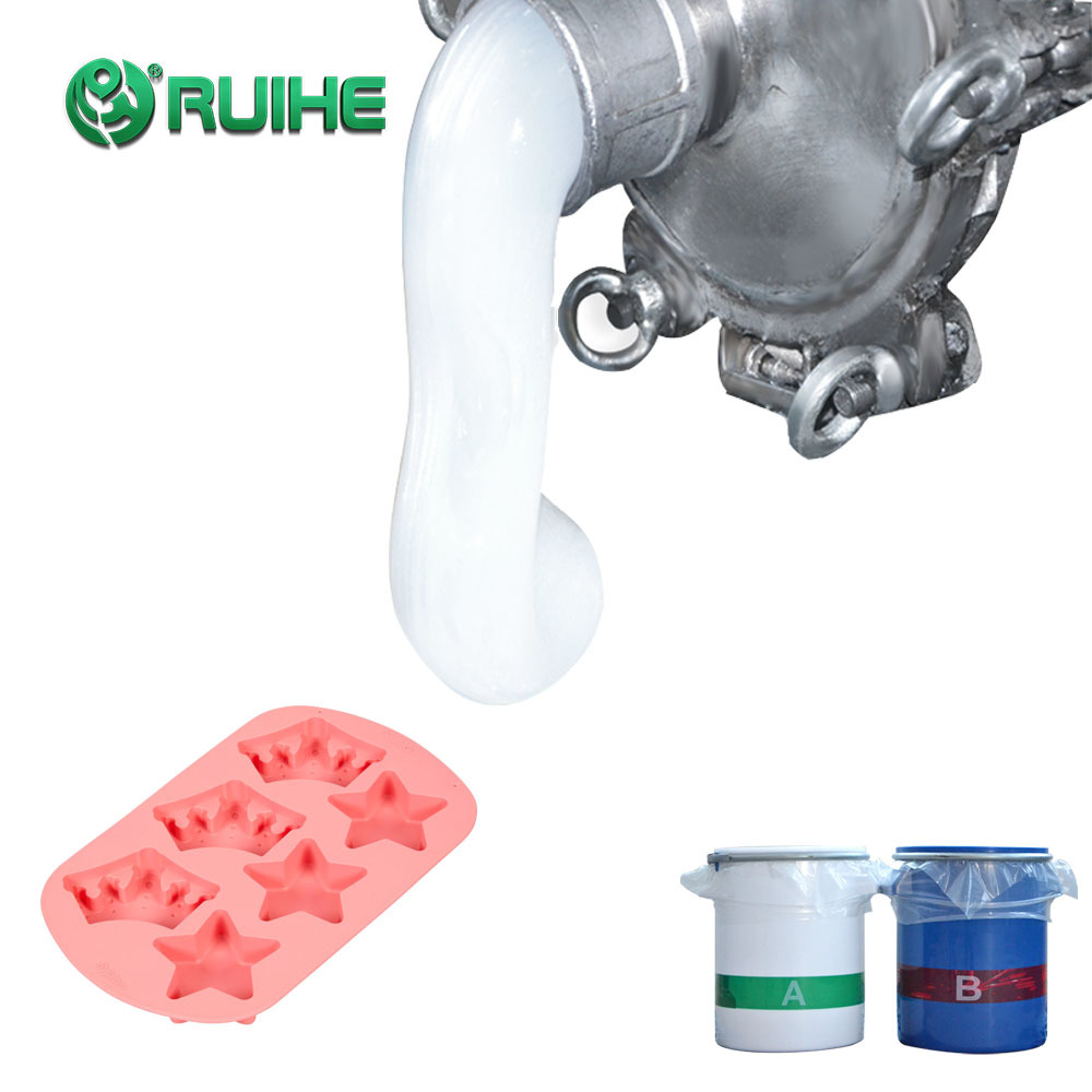 RTV-2 Two-Component Liquid Mold Silicone, Low Shrinkage & High Tear-Resistant Liquid Silicone, Special Raw Material For Crafts Re-Molding
