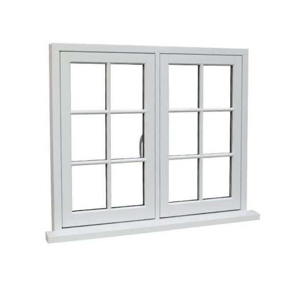 Single double empering loating stained low-e Glass Type Arc Design Casement Window