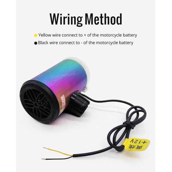 Aluminum 320G 3 Inch Motorcycle Audio Speakers With Led Lighting OEM