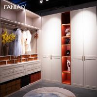 Estilo europeu guarda-roupa personalizada White Walk In Closet Design