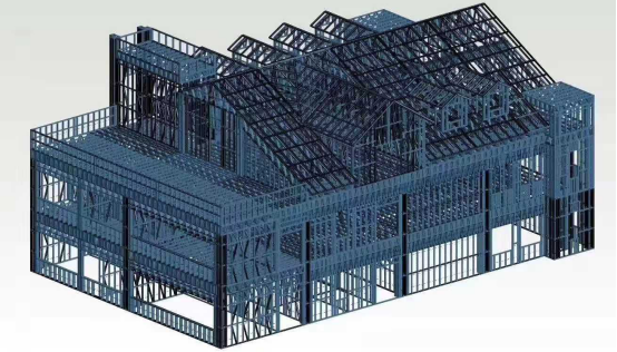 Машина для формования роллов из дома из легкой стали