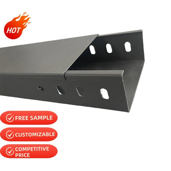 ODM Ladder Ventilated Cable Tray Trunking 350mm For Cable Management System
