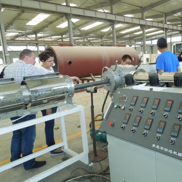 PERT Rigid / Flexible Pre-Insulated Pipe Production Line for Water Supply and Refrigeration Systems