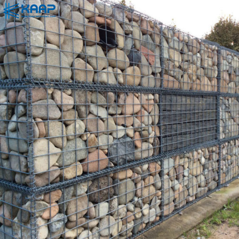 1x0.3x0.7m сваренное украшение сада подпорной стенки корзин Gabion каменное