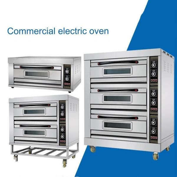 Suitable for Baking Bread Cake Pizza 3-layer 6-tray Electric Heating Commercial Oven