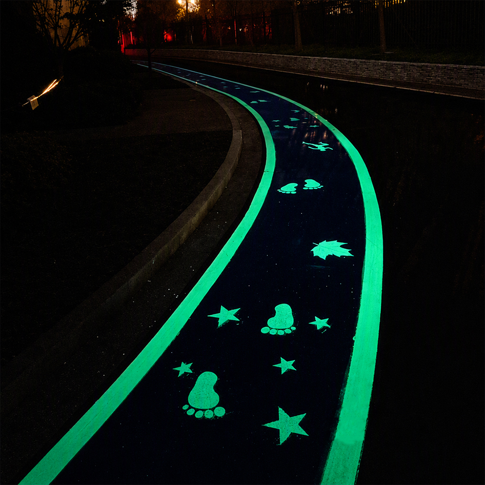 Glow in the Dark Road Paint for Concrete & Asphalt | 15yr Life