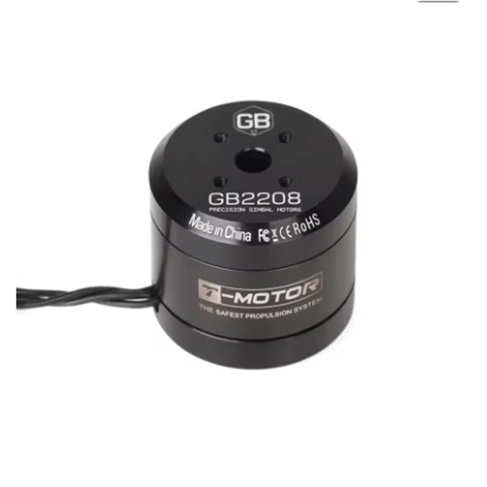 T-MOTOR Brushless Motor Gimbal Type GB2208 3-4S UAV Drone Motor KV128 for Small Cogging Torque and Aerial Photography