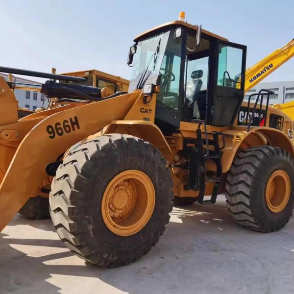 Used Caterpillar 966H Front End Loader for Unloading in Construction Works Affordable