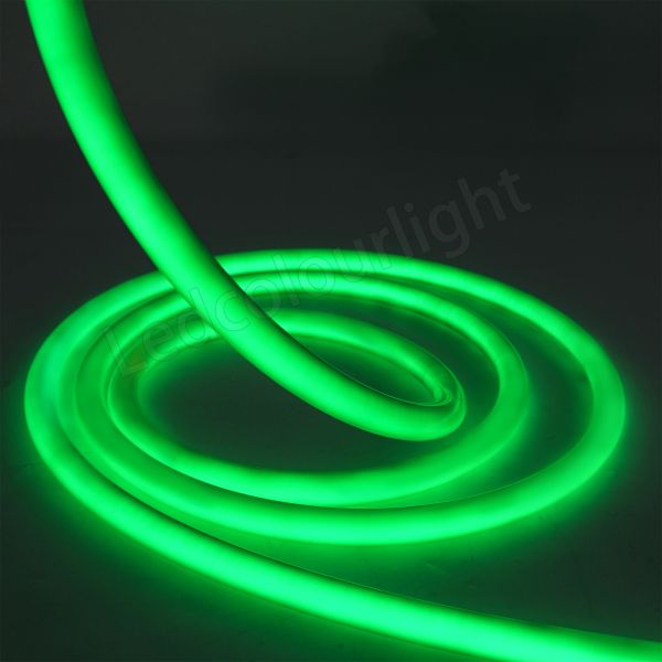 RGB 360 Luminous Black Silicone Flexible Neon Tube Lights for Clubs Bars Events
