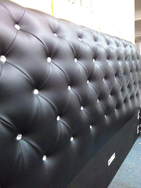 Bed Frame Queen Double New Modern Pure PU Leather Wooden Slat Base Mondeo